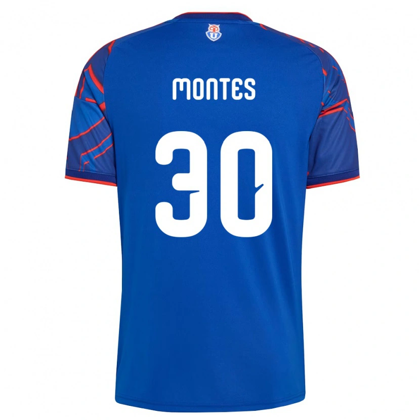 Danxen Heren Gonzalo Montes #30 Koninklijk Blauw Rood Thuisshirt Thuistenue 2026/27 T-Shirt België