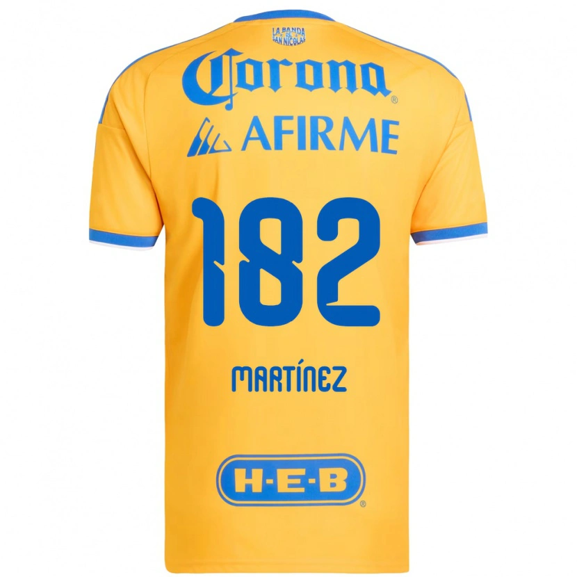 Danxen Heren Saeed Martínez #182 Geel Blauw Thuisshirt Thuistenue 2026/27 T-Shirt België