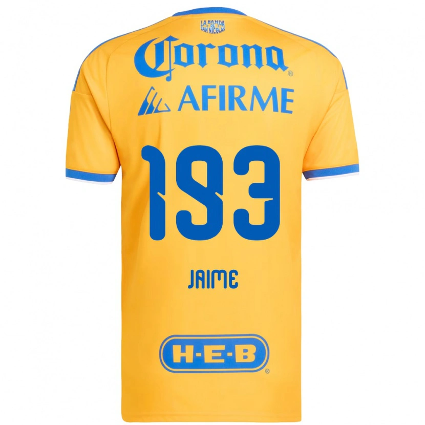 Danxen Heren Kenneth Jaime #193 Geel Blauw Thuisshirt Thuistenue 2026/27 T-Shirt België