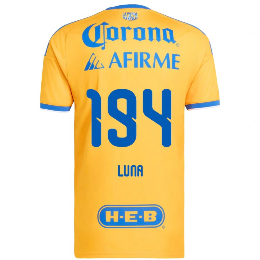 Danxen Heren Juan Luna #194 Geel Blauw Thuisshirt Thuistenue 2026/27 T-Shirt België