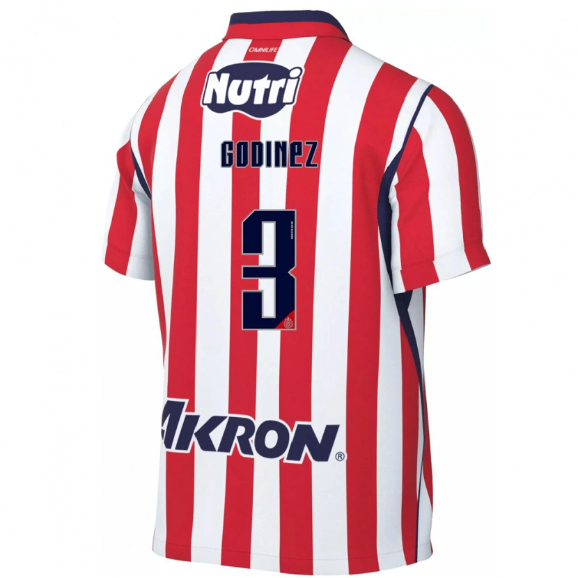 Danxen Heren Damaris Godínez #3 Rood Wit Thuisshirt Thuistenue 2026/27 T-Shirt België