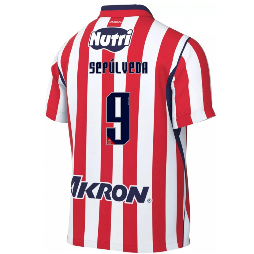 Danxen Heren Ángel Sepúlveda #9 Rood Wit Thuisshirt Thuistenue 2026/27 T-Shirt België