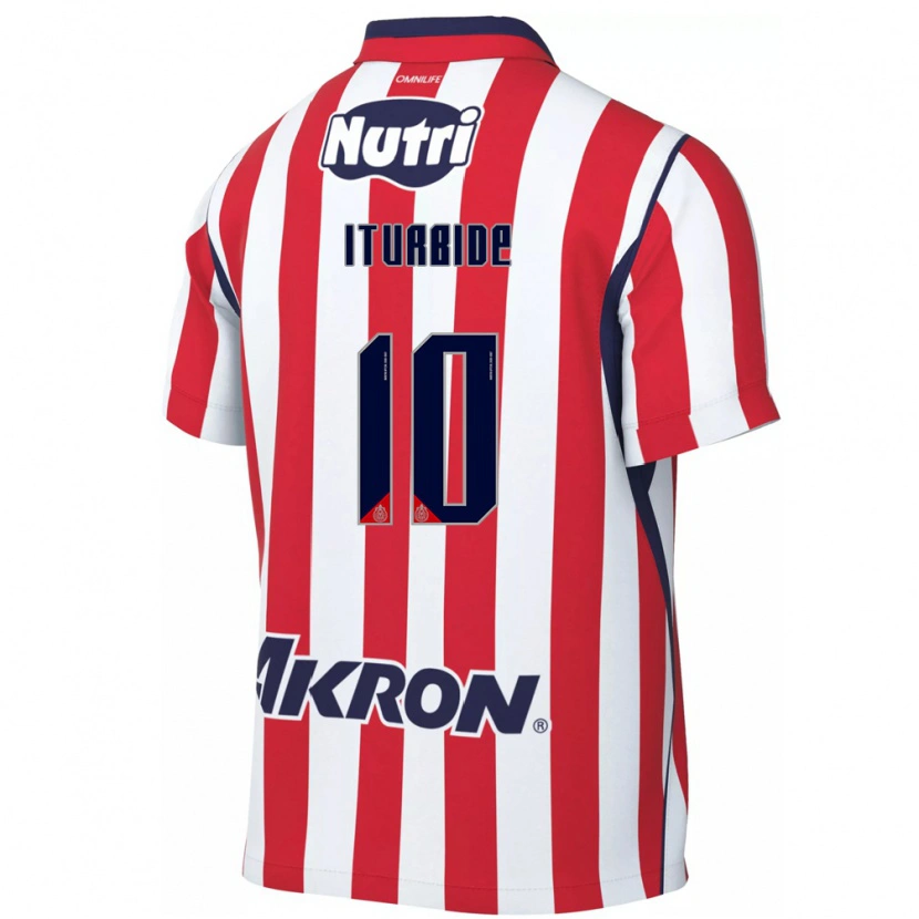 Danxen Heren Adriana Iturbide #10 Rood Wit Thuisshirt Thuistenue 2026/27 T-Shirt België