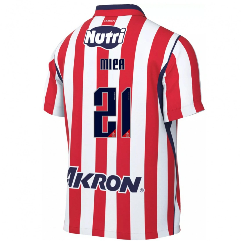 Danxen Heren Hiram Mier #21 Rood Wit Thuisshirt Thuistenue 2026/27 T-Shirt België