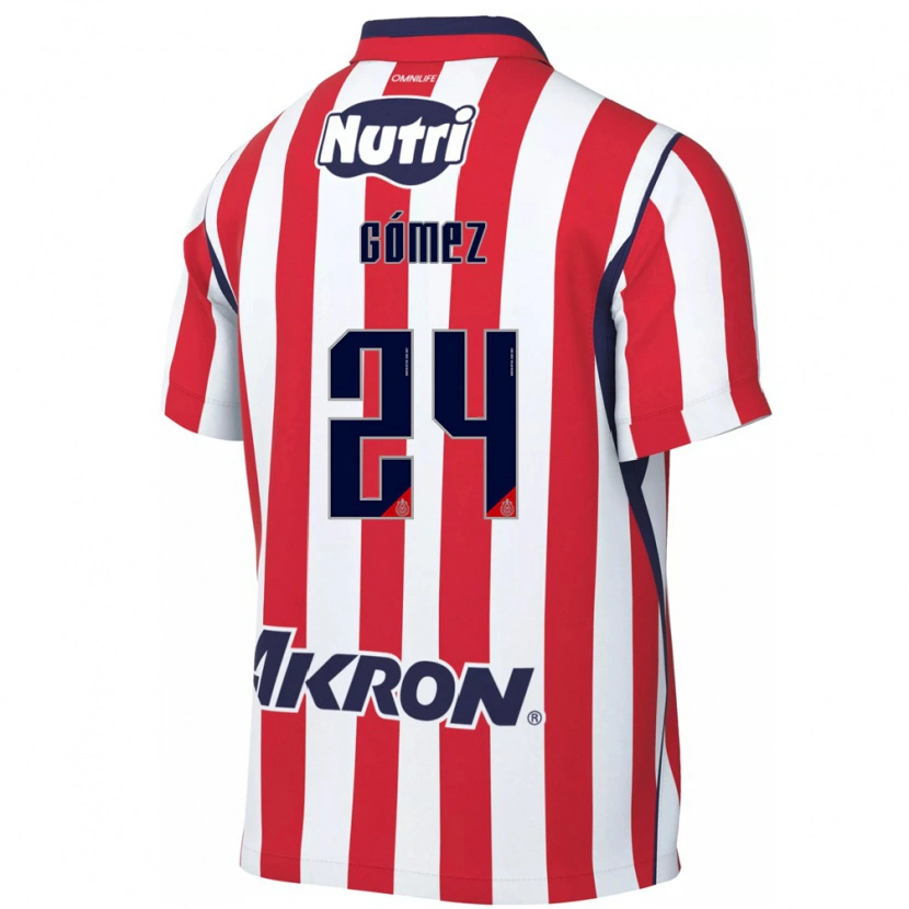 Danxen Heren Miguel Gómez #24 Rood Wit Thuisshirt Thuistenue 2026/27 T-Shirt België
