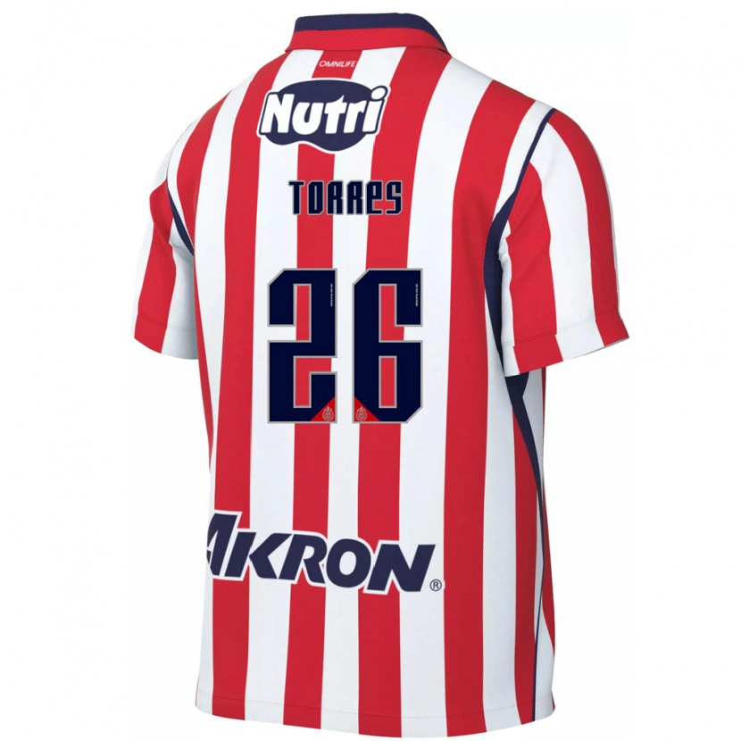 Danxen Heren Araceli Torres #26 Rood Wit Thuisshirt Thuistenue 2026/27 T-Shirt België