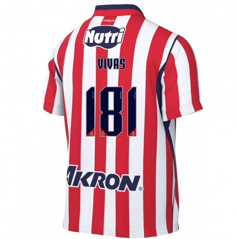 Danxen Heren Ángel Vivas #181 Rood Wit Thuisshirt Thuistenue 2026/27 T-Shirt België