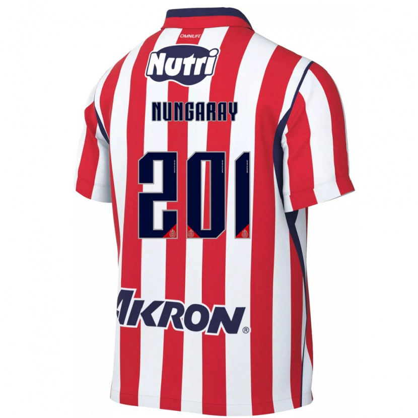 Danxen Heren David Nungaray #201 Rood Wit Thuisshirt Thuistenue 2026/27 T-Shirt België