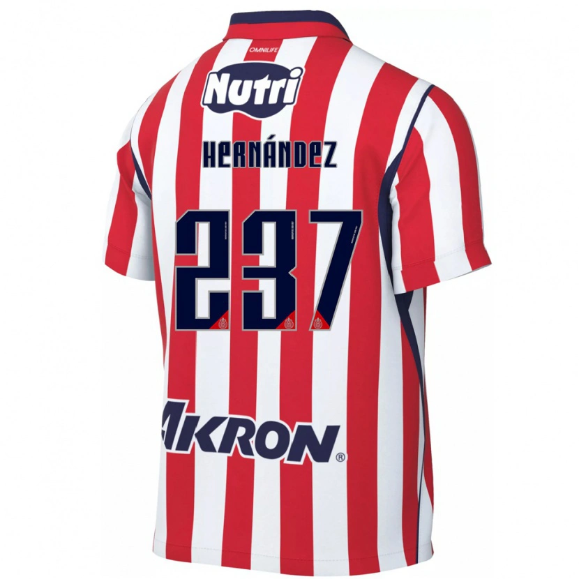 Danxen Heren Santiago Hernández #237 Rood Wit Thuisshirt Thuistenue 2026/27 T-Shirt België
