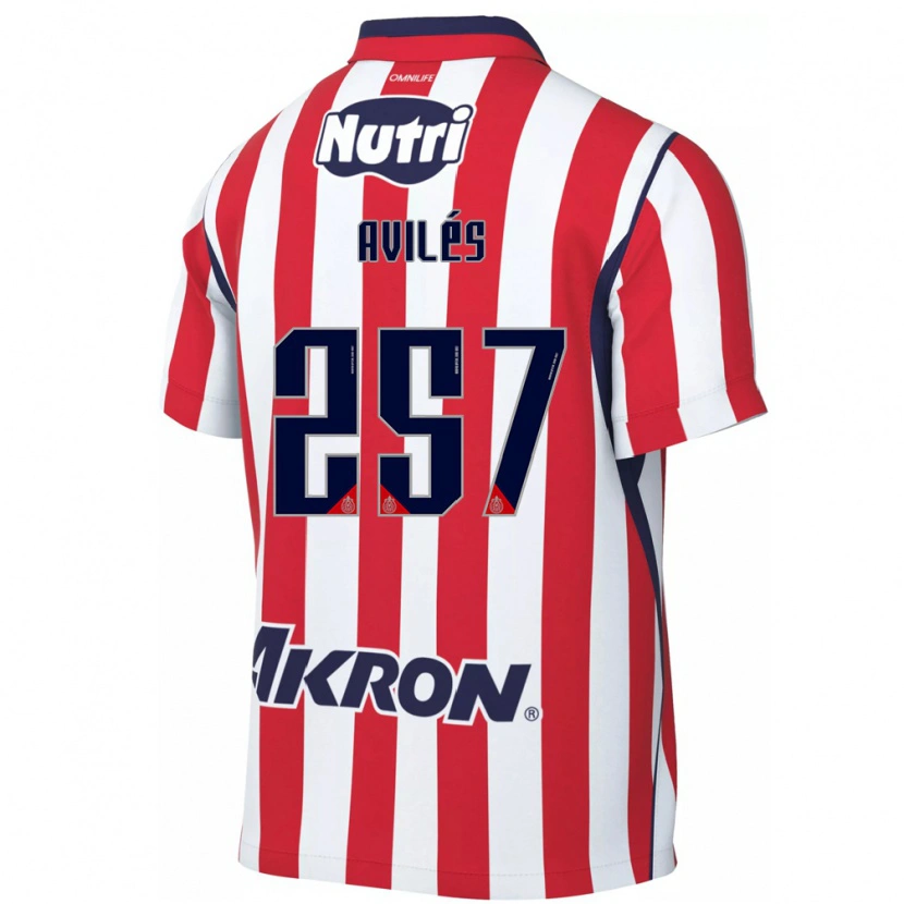 Danxen Heren Emmanuel Avilés #257 Rood Wit Thuisshirt Thuistenue 2026/27 T-Shirt België