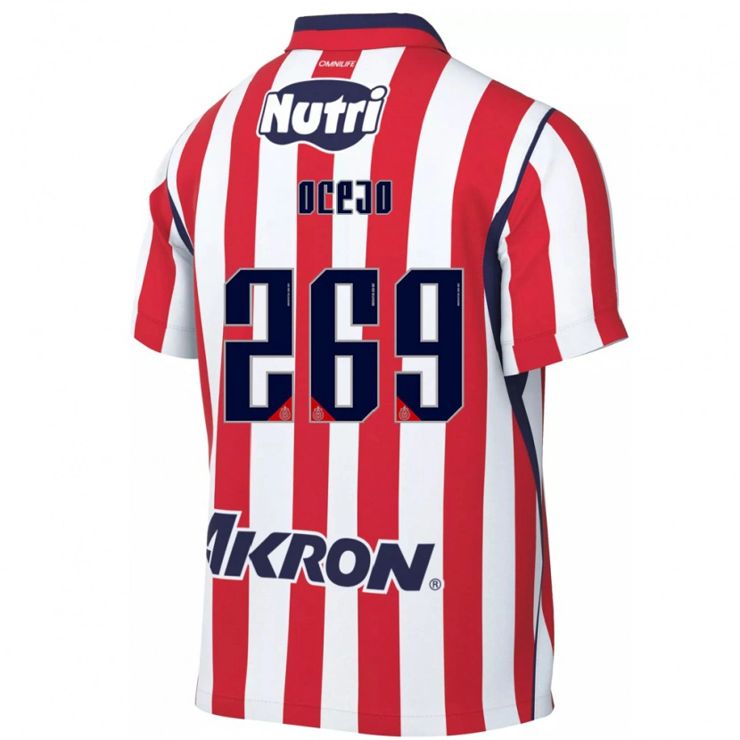 Danxen Heren Kevin Ocejo #269 Rood Wit Thuisshirt Thuistenue 2026/27 T-Shirt België