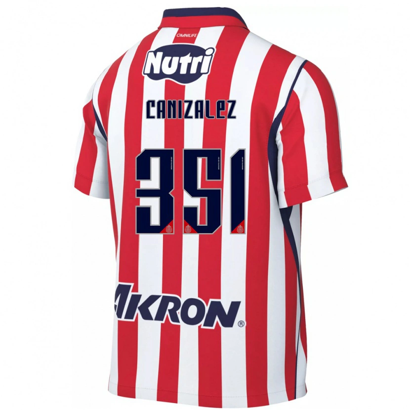 Danxen Heren Djorkaeff Canizalez #351 Rood Wit Thuisshirt Thuistenue 2026/27 T-Shirt België