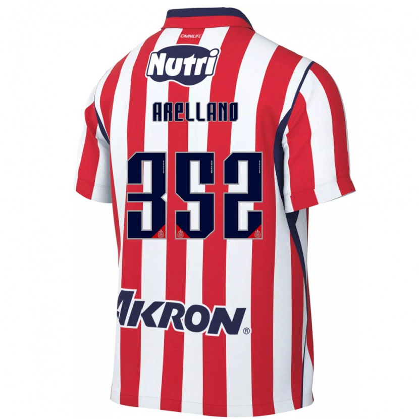 Danxen Heren Santiago Arellano #352 Rood Wit Thuisshirt Thuistenue 2026/27 T-Shirt België
