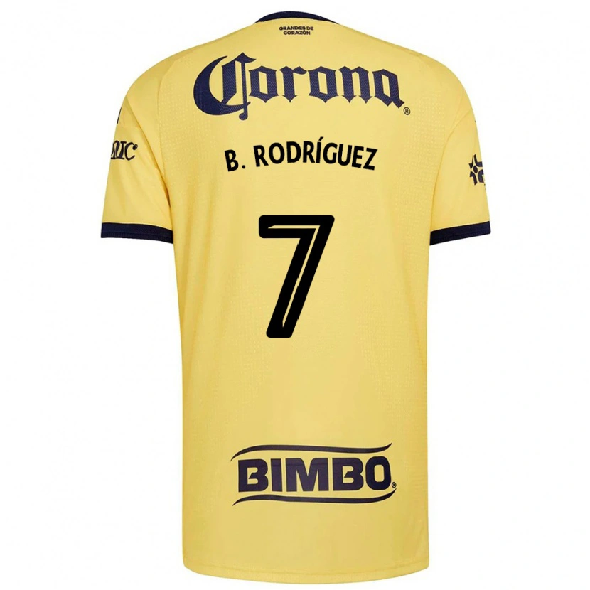 Danxen Heren Brian Rodríguez #7 Geel Rood Zwart Thuisshirt Thuistenue 2026/27 T-Shirt België