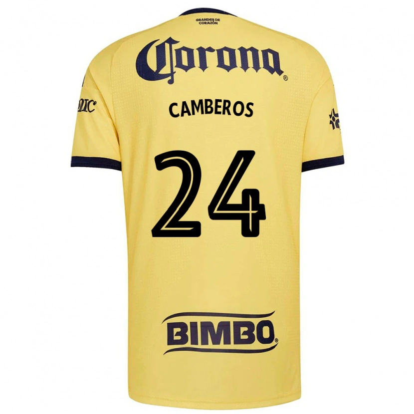 Danxen Heren Scarlett Camberos #24 Geel Rood Zwart Thuisshirt Thuistenue 2026/27 T-Shirt België