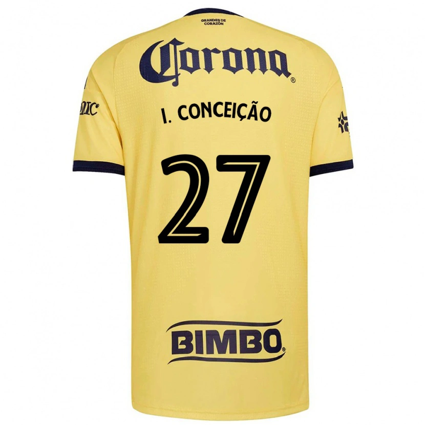 Danxen Heren Ícaro Da Conceição #27 Geel Rood Zwart Thuisshirt Thuistenue 2026/27 T-Shirt België