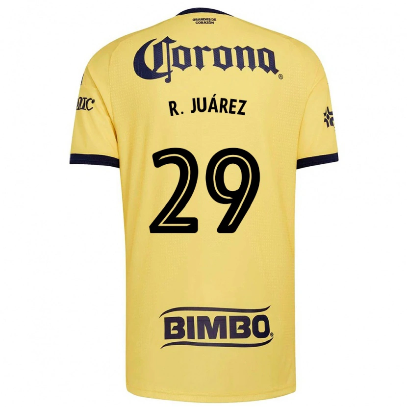 Danxen Heren Ramón Juárez #29 Geel Rood Zwart Thuisshirt Thuistenue 2026/27 T-Shirt België