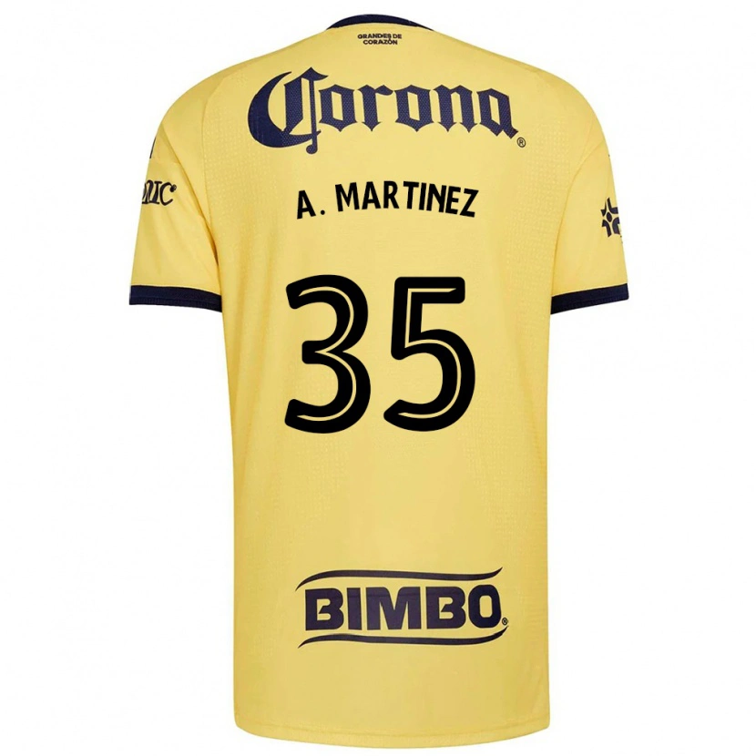 Danxen Heren Arturo Martínez #35 Geel Rood Zwart Thuisshirt Thuistenue 2026/27 T-Shirt België