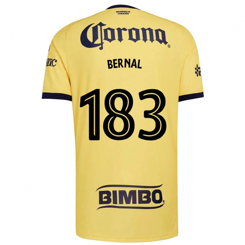 Danxen Heren David Bernal #183 Geel Rood Zwart Thuisshirt Thuistenue 2026/27 T-Shirt België