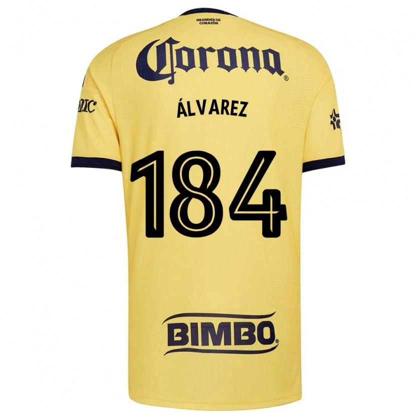 Danxen Heren Antonio Álvarez #184 Geel Rood Zwart Thuisshirt Thuistenue 2026/27 T-Shirt België