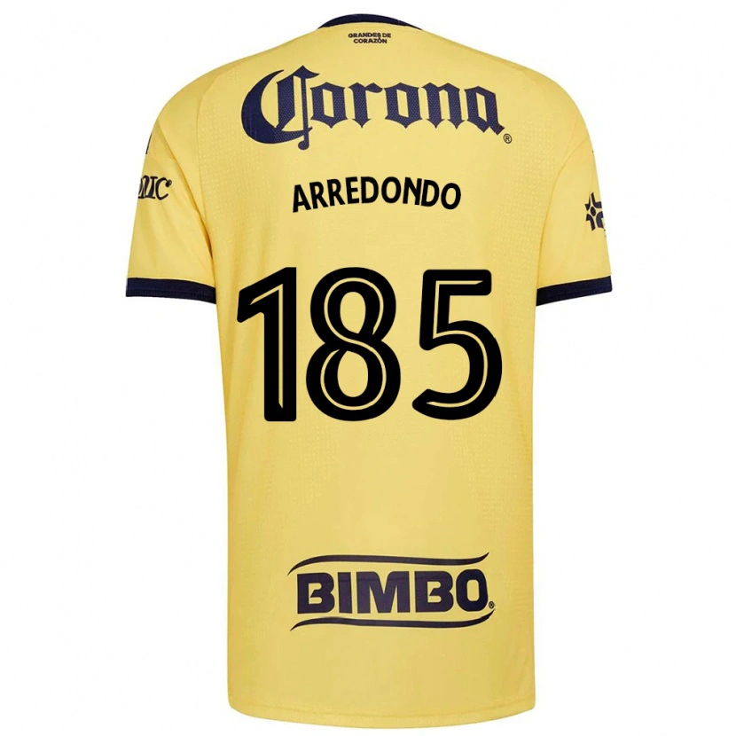 Danxen Heren Aarón Arredondo #185 Geel Rood Zwart Thuisshirt Thuistenue 2026/27 T-Shirt België