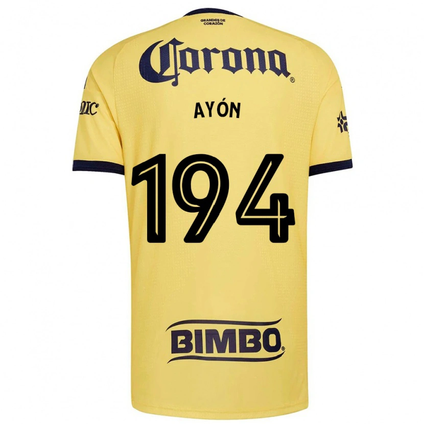 Danxen Heren César Ayón #194 Geel Rood Zwart Thuisshirt Thuistenue 2026/27 T-Shirt België