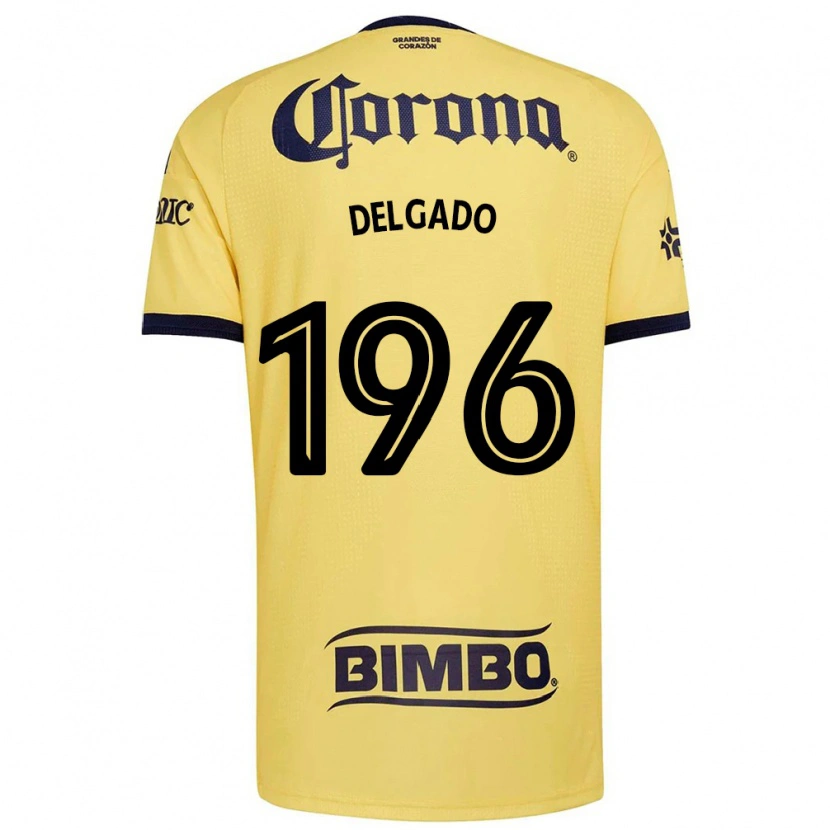 Danxen Heren Gael Delgado #196 Geel Rood Zwart Thuisshirt Thuistenue 2026/27 T-Shirt België