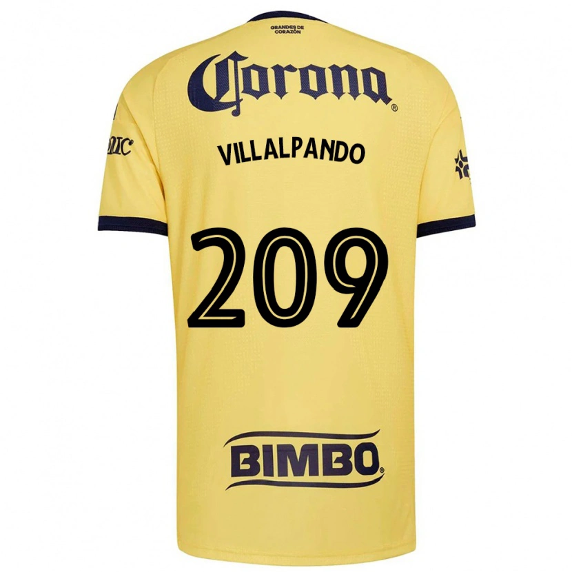 Danxen Heren Sergio Villalpando #209 Geel Rood Zwart Thuisshirt Thuistenue 2026/27 T-Shirt België
