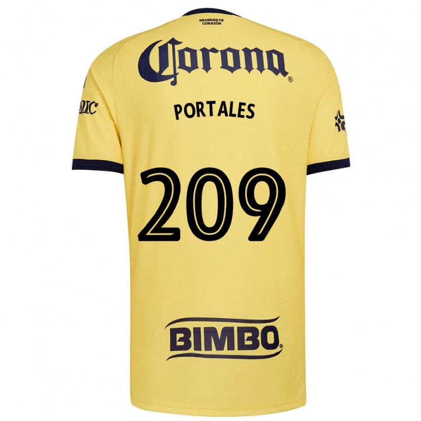 Danxen Heren Walter Portales #209 Geel Rood Zwart Thuisshirt Thuistenue 2026/27 T-Shirt België