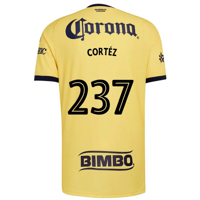 Danxen Heren Guillermo Cortéz #237 Geel Rood Zwart Thuisshirt Thuistenue 2026/27 T-Shirt België