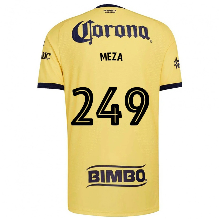 Danxen Heren Enrique Meza #249 Geel Rood Zwart Thuisshirt Thuistenue 2026/27 T-Shirt België