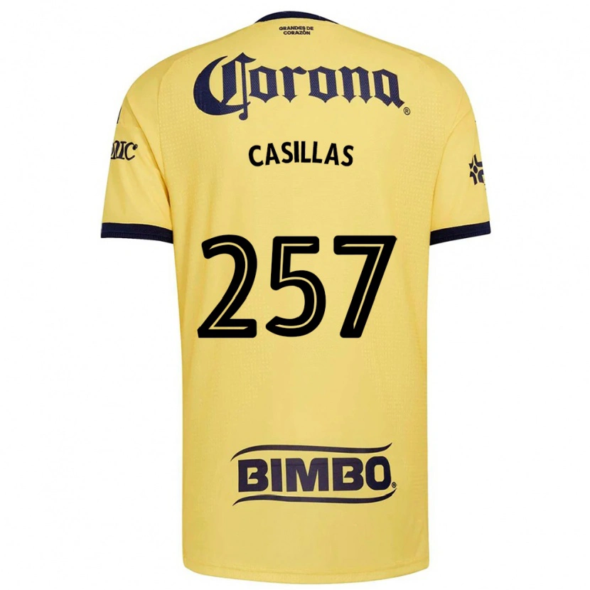 Danxen Heren Iván Casillas #257 Geel Rood Zwart Thuisshirt Thuistenue 2026/27 T-Shirt België