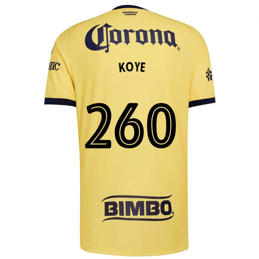 Danxen Heren Julián Koye #260 Geel Rood Zwart Thuisshirt Thuistenue 2026/27 T-Shirt België