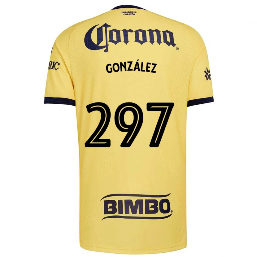 Danxen Heren Océlotl González #297 Geel Rood Zwart Thuisshirt Thuistenue 2026/27 T-Shirt België