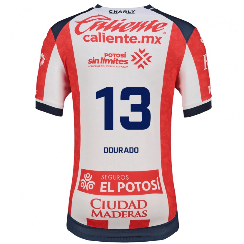 Danxen Heren Rodrigo Dourado #13 Rood Wit Zwart Thuisshirt Thuistenue 2026/27 T-Shirt België