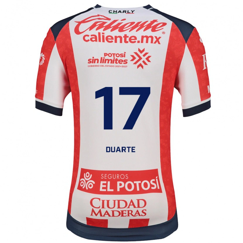 Danxen Heren Anderson Duarte #17 Rood Wit Zwart Thuisshirt Thuistenue 2026/27 T-Shirt België