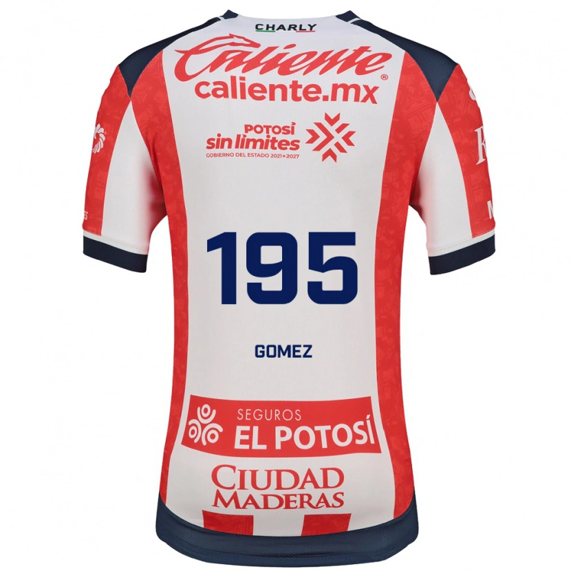 Danxen Heren Isaác Gómez #195 Rood Wit Zwart Thuisshirt Thuistenue 2026/27 T-Shirt België