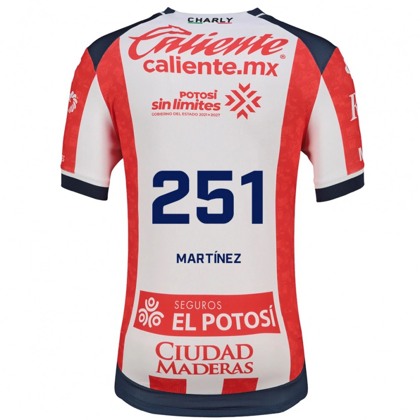 Danxen Heren Brayan Martínez #251 Rood Wit Zwart Thuisshirt Thuistenue 2026/27 T-Shirt België