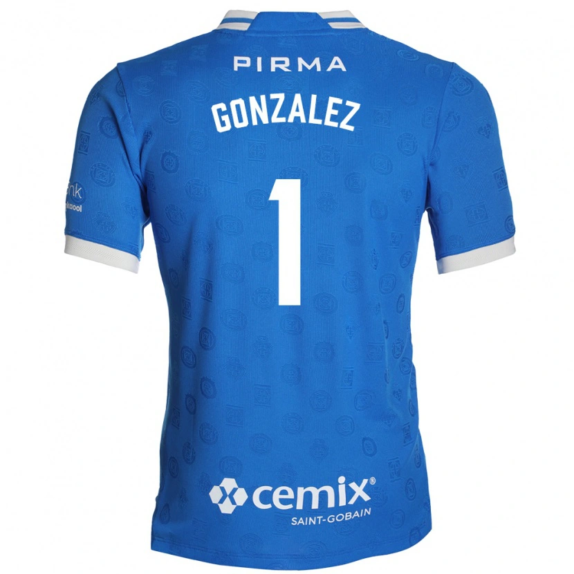 Danxen Heren Itzayana Gonzalez #1 Blauw Wit Rood Thuisshirt Thuistenue 2026/27 T-Shirt België
