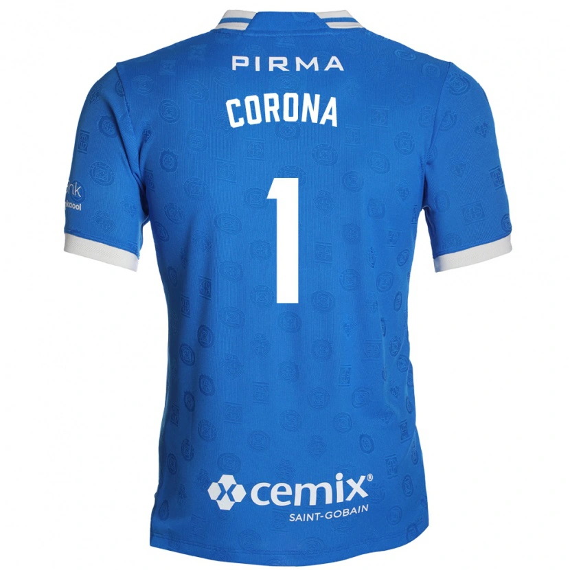 Danxen Heren Jose De Jesus Corona #1 Blauw Wit Rood Thuisshirt Thuistenue 2026/27 T-Shirt België