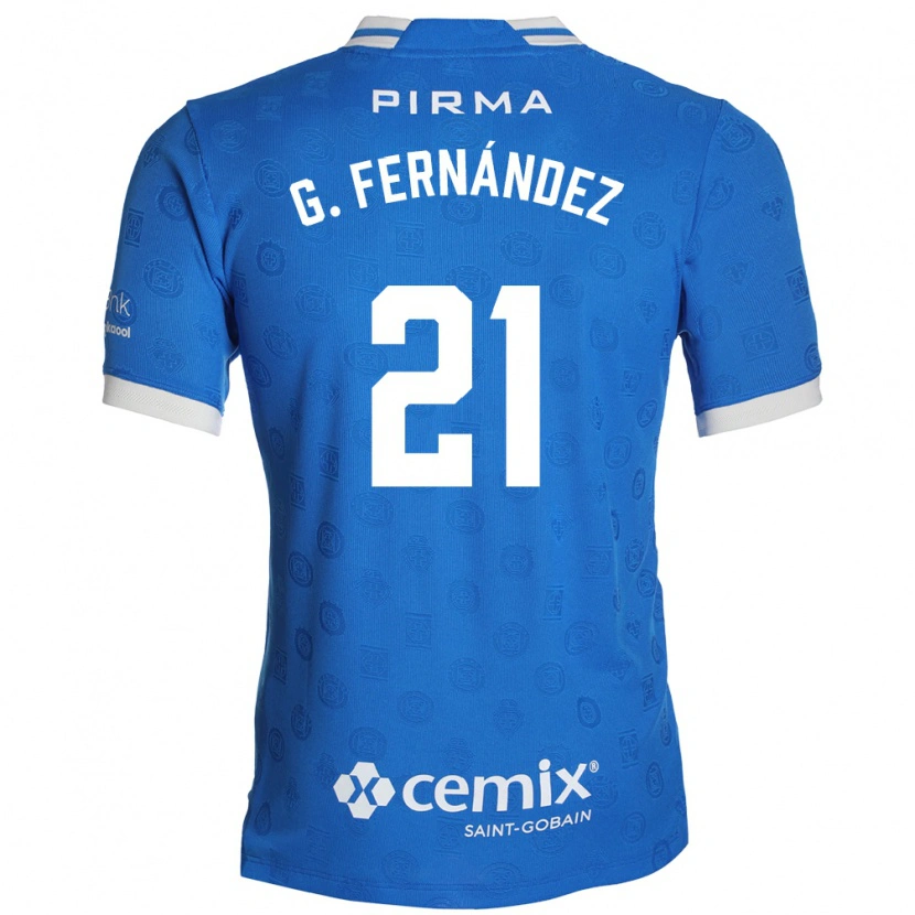 Danxen Heren Gabriel Fernández #21 Blauw Wit Rood Thuisshirt Thuistenue 2026/27 T-Shirt België