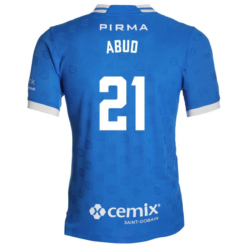 Danxen Heren Karime Abud #21 Blauw Wit Rood Thuisshirt Thuistenue 2026/27 T-Shirt België
