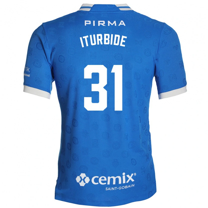 Danxen Heren Luis Iturbide #31 Blauw Wit Rood Thuisshirt Thuistenue 2026/27 T-Shirt België