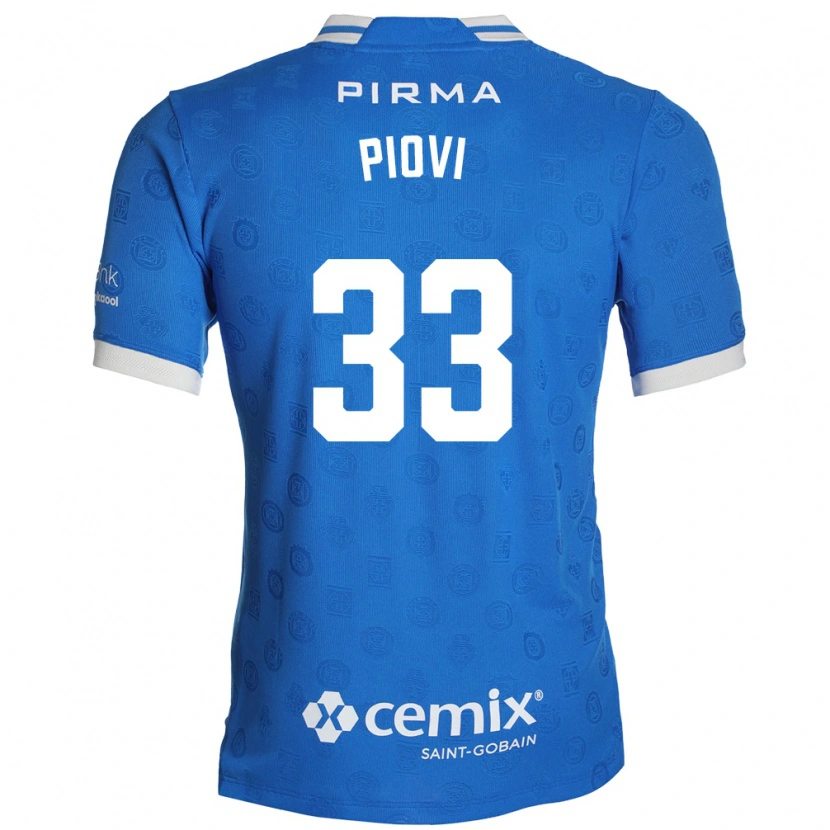 Danxen Heren Gonzalo Piovi #33 Blauw Wit Rood Thuisshirt Thuistenue 2026/27 T-Shirt België
