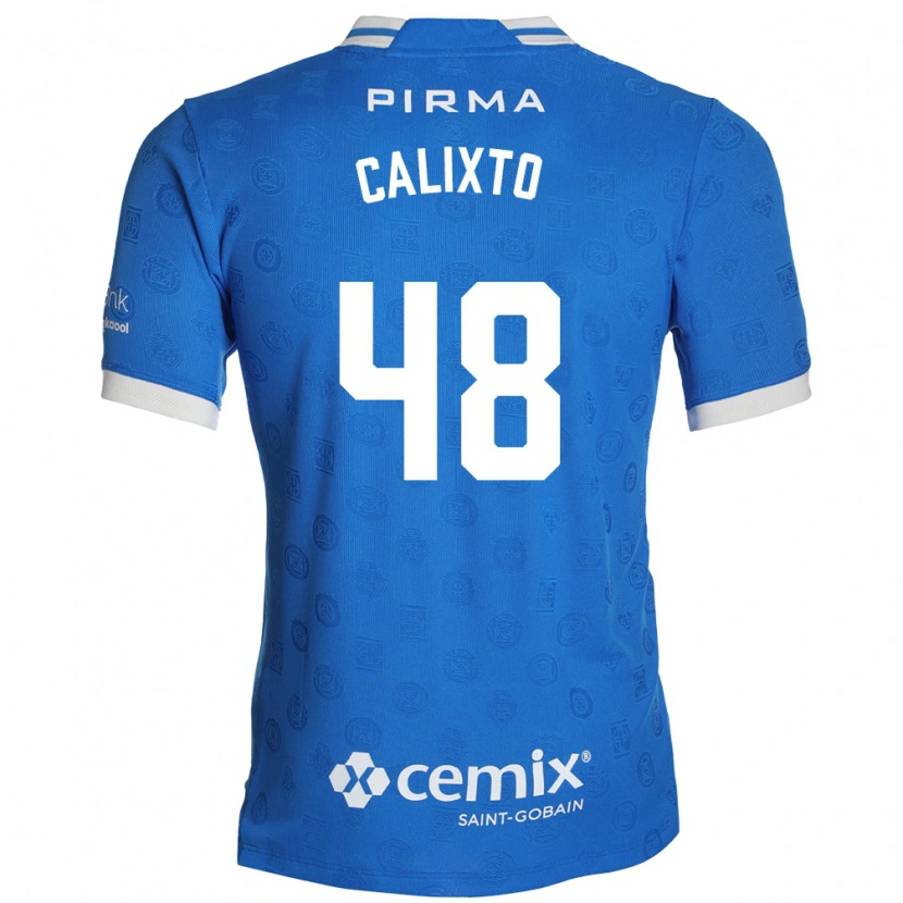 Danxen Heren Nicolás Calixto #48 Blauw Wit Rood Thuisshirt Thuistenue 2026/27 T-Shirt België