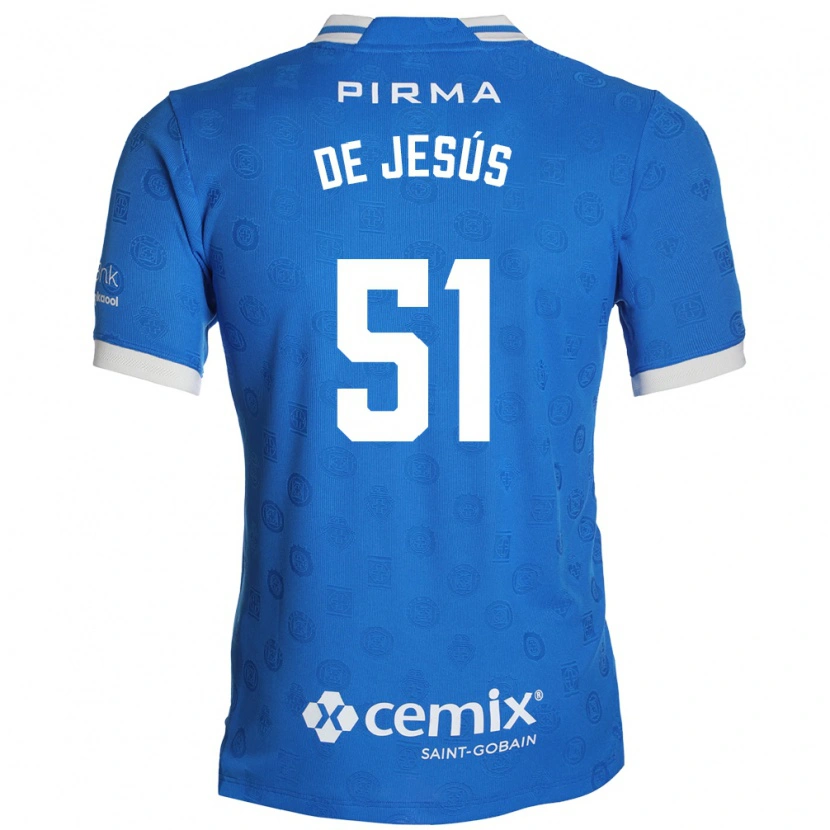 Danxen Heren Luis De Jesús #51 Blauw Wit Rood Thuisshirt Thuistenue 2026/27 T-Shirt België