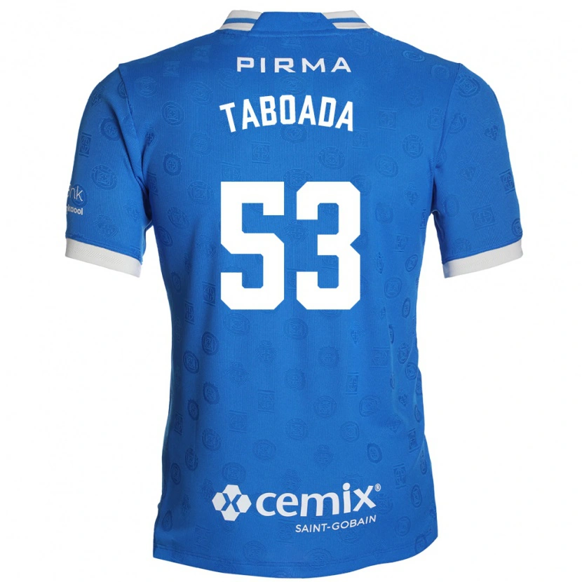 Danxen Heren Víctor Taboada #53 Blauw Wit Rood Thuisshirt Thuistenue 2026/27 T-Shirt België