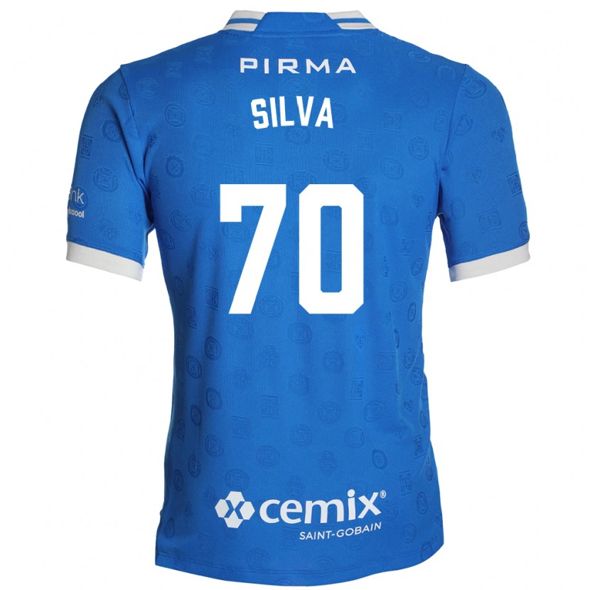 Danxen Heren Iván Silva #70 Blauw Wit Rood Thuisshirt Thuistenue 2026/27 T-Shirt België