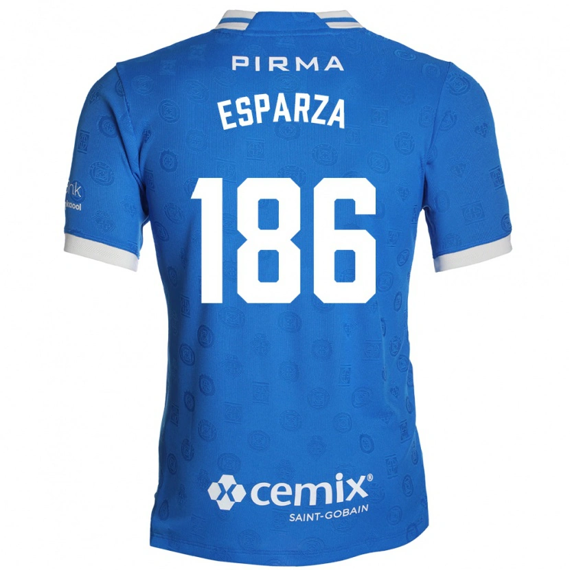 Danxen Heren Rogelio Esparza #186 Blauw Wit Rood Thuisshirt Thuistenue 2026/27 T-Shirt België