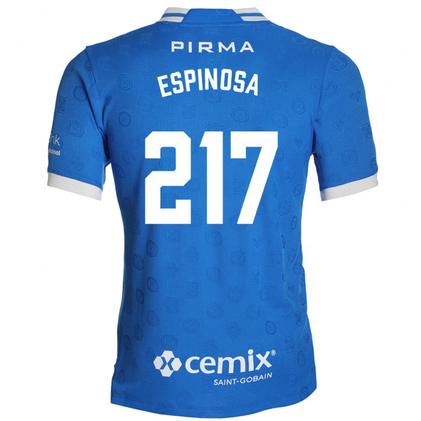 Danxen Heren Samuel Espinosa #217 Blauw Wit Rood Thuisshirt Thuistenue 2026/27 T-Shirt België